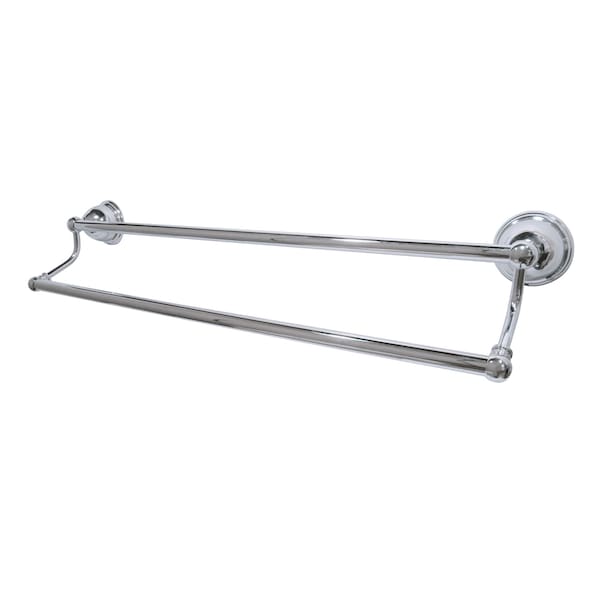Restoration 24" Dual Towel Bar, Polished Chrome
